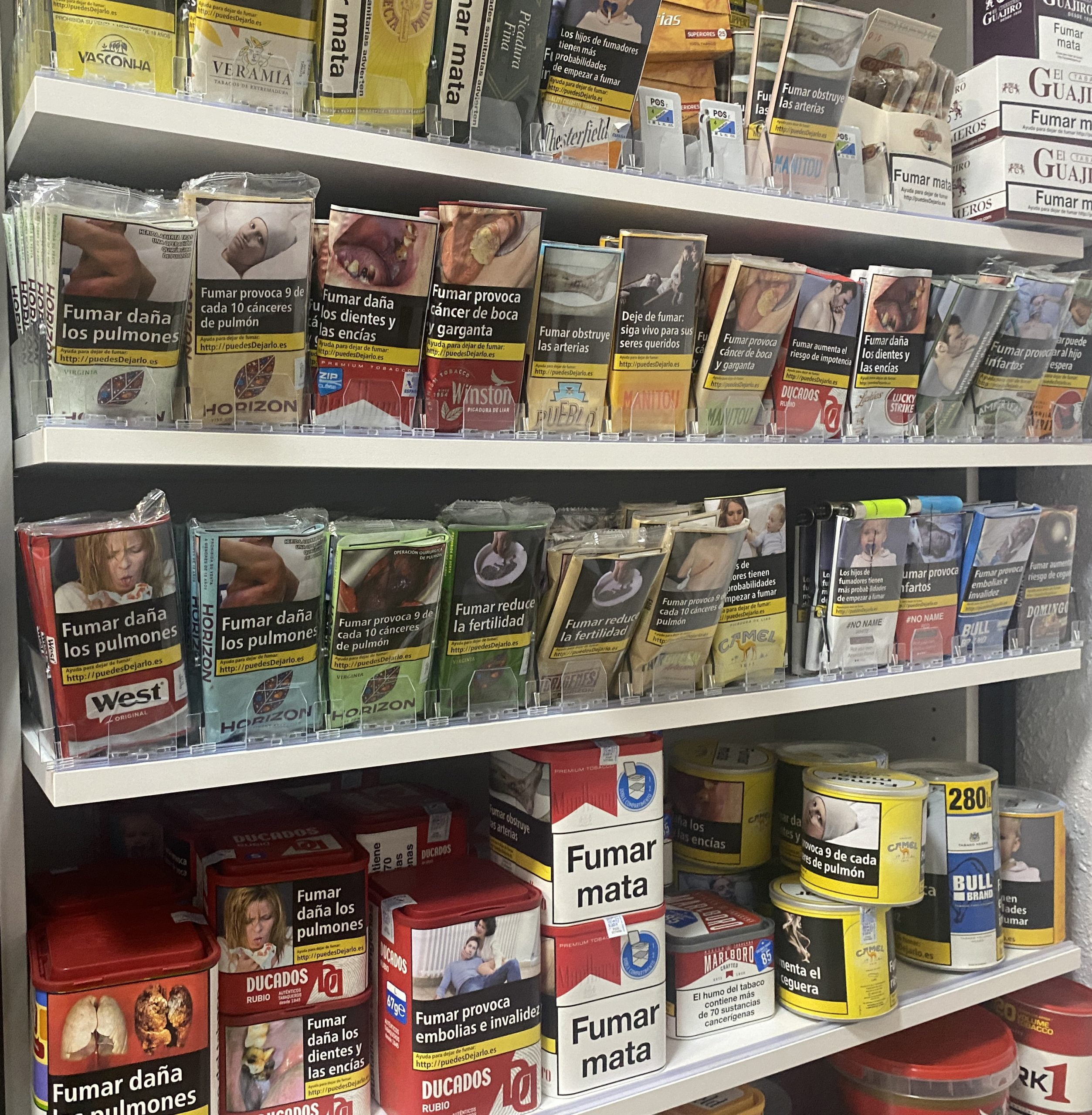 Estanco tabaco de liar